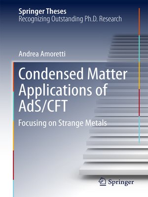 cover image of Condensed Matter Applications of AdS/CFT